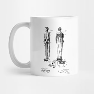 Parachute Vintage Patent Hand Drawing Mug